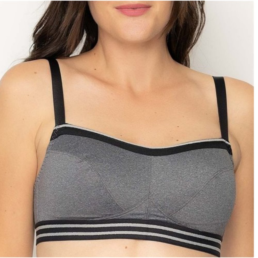 Antigel Gray Sporty "Coach Me" Bralette